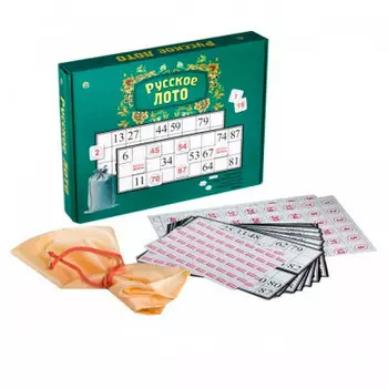 Игра настольная рыжий кот лото русское ин-1123