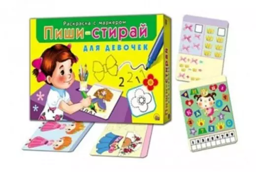 Игра настольная рыжий кот пиши-стирай рм-1949
