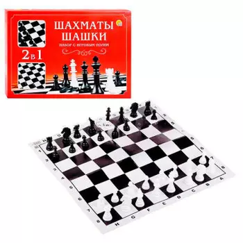 Игра настольная Рыжий Кот шахматы/шашки в/к ин-1618