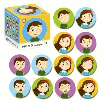 Игра настольная влади тойз мемо эмоции r300144