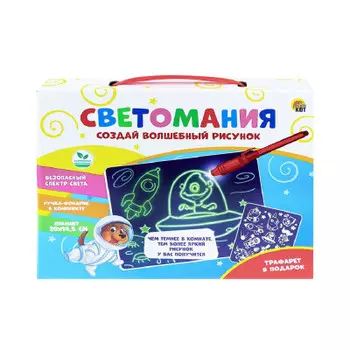 Игра развивающая рыжий кот создай волшебный рисунок. светомания нрс-5439