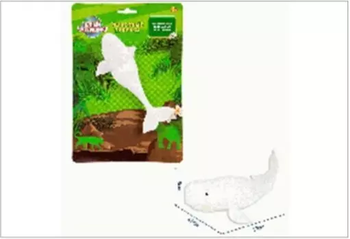 Игрушка абтойс юный натуралист животные-тянучки кит белый pt-01141пц