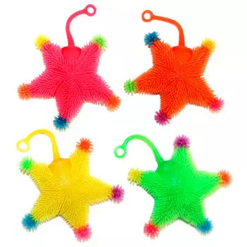 Игрушка-антистресс там-там морская звезда светящаяся 8.5 х8.5 х3.5 м микс t-1308