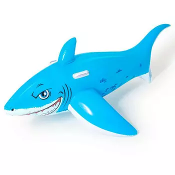Игрушка для катания верхом Bestway большая белая акула 183*102см 41032
