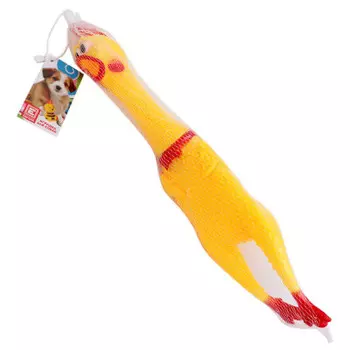 Игрушка для собак Европа курица с пищалкой 39см пвх