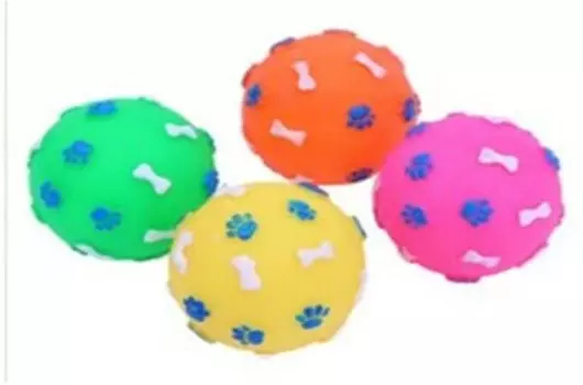 Игрушка для собак Европа мяч с пищалкой 7,5см пвх kt3009