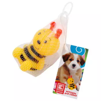 Игрушка для собак Европа пчелка 7см пвх