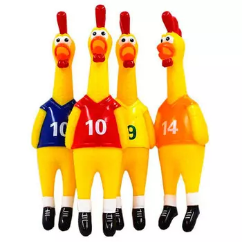 Игрушка для собак курица 32см с пищалкой j062