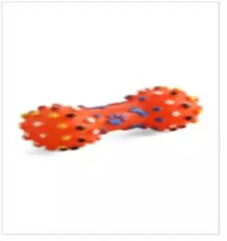 Игрушка для собак триол гантель с шипами винил 105 мм 73020 12101111