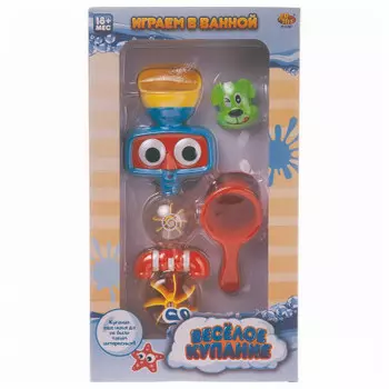 Игрушка для ванны абтойс веселое купание глазастик-фонтан pt-01507