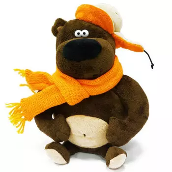 Игрушка мягкая дурашки просто медведь 25 см в/к mt-ts12201304-25