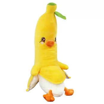 Игрушка мягкая хуада банановая утка 68 см mg787