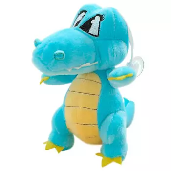 Игрушка мягкая Хуада динозавр 20*12см синий mg728