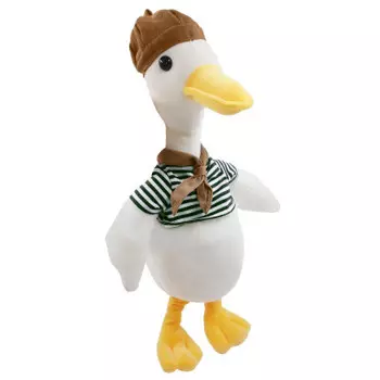 Игрушка мягкая хуада гусь 50 см галстук коричневый mg796