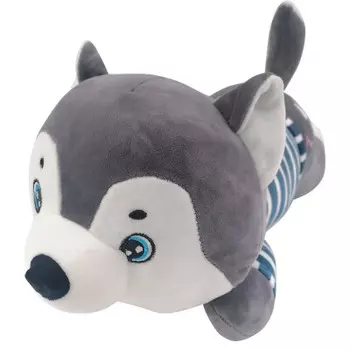 Игрушка мягкая хуада хаски 64 см серый mg780