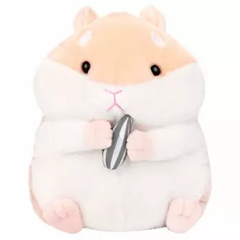 Игрушка мягкая Хуада хомяк 26*18см бежевый mg730