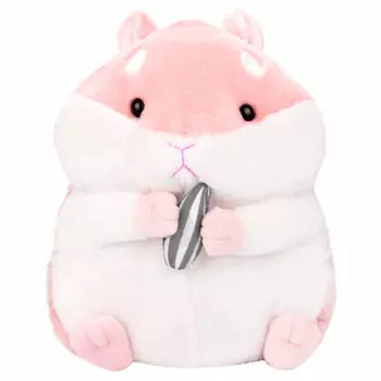 Игрушка мягкая Хуада хомяк 26*18см персиковый mg730