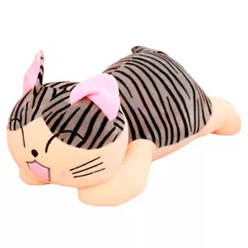 Игрушка мягкая Хуада кошка 45см с закрытыми глазами mg737