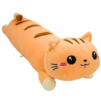 Игрушка мягкая Хуада Кошка 60см рыжий mg746