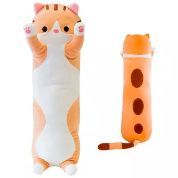Игрушка мягкая Хуада Кошка 90см рыжий mg747