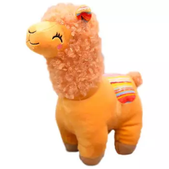 Игрушка мягкая Хуада лама 27*18см коричневый mg729