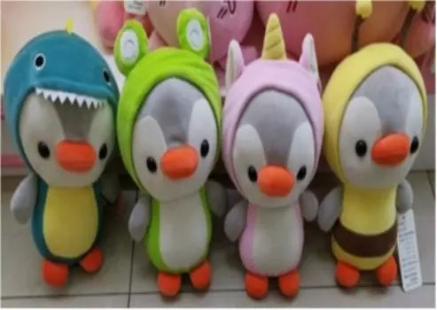 Игрушка мягкая хуада пингвин 22см mg734