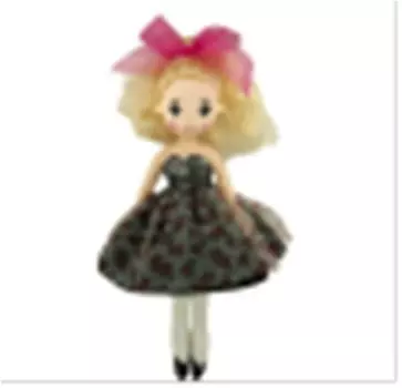 Игрушка мягкая кукла розочка 30см 7889