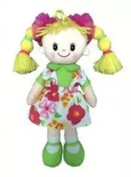 Игрушка мягкая кукла тряпичная софия 30 см с4007