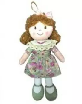 Игрушка мягкая кукла тряпичная зоя 30 см с6588