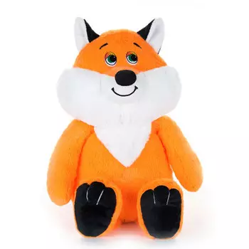 Игрушка мягкая лисенок рыжуля звук 22см mp-071808