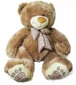 Игрушка мягкая медведь с бантом 54 см 092-953-р