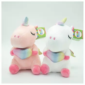 Игрушка мягкая микрос единорог с сердцем 22 см ассорти ч45180