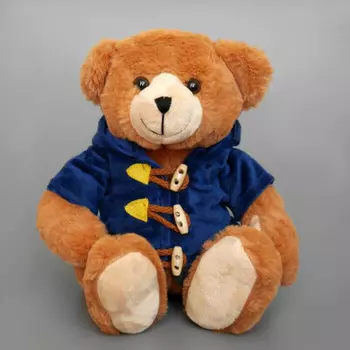 Игрушка мягкая мишка эрик 25см коричневый ч03181