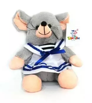 Игрушка мягкая мышка-морячка 20см 164660/3