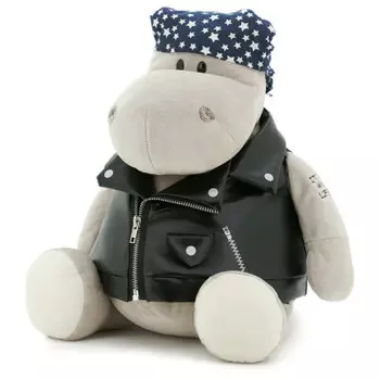 Игрушка мягкая Orange Toys бегемот байкер 30см ms6102/30