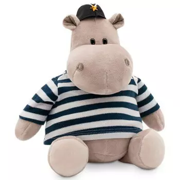 Игрушка мягкая Orange Toys бегемот моряк 20см