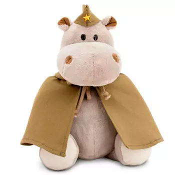 Игрушка мягкая Orange toys бегемот солдат 20см mc1997-53/20