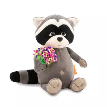 Игрушка мягкая оранж тойс енотик дэйзи цветочная фантазия 20 см