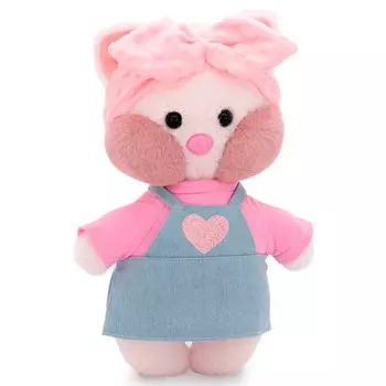 Игрушка мягкая оранж тойс кошечка китти в сарафане 32 см