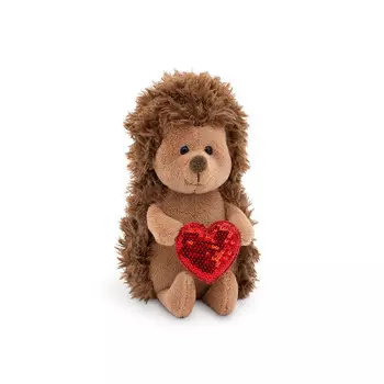 Игрушка мягкая оранж тойс ёжик колюнчик пламенное сердце 15 см