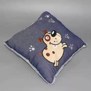 Игрушка мягкая подушка собака 30*30см