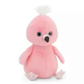 Игрушка мягкая пушистик фламинго 22 см