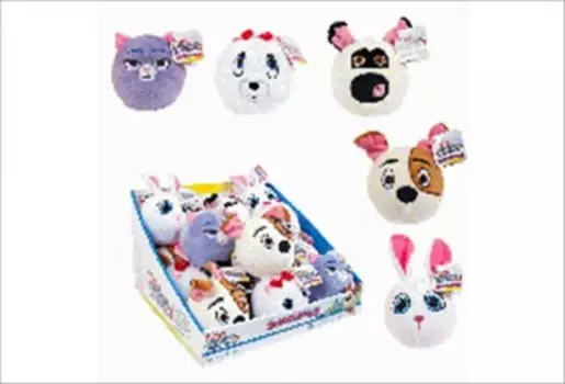 Игрушка мягкая скуизамалс тайная жизнь домашних животных 2 9 см в ассортименте sq07350/1