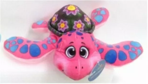 Игрушка мягкая там-там черепаха 27х23х8см розовый hmc1276-3/2