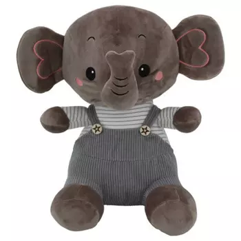 Игрушка мягкая там-там слоненок в комбинезоне 18 х20 х28 см bh5838