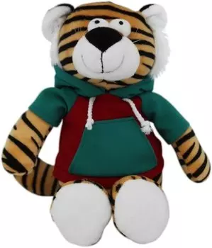 Игрушка мягкая там-там тигр в кофточке 22 х11 х24 см leo20-862 b
