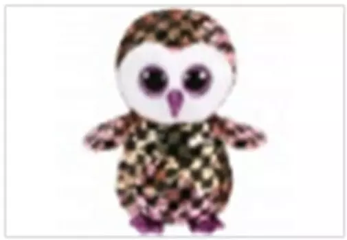 Игрушка мягкая тивай сова 15см 36673