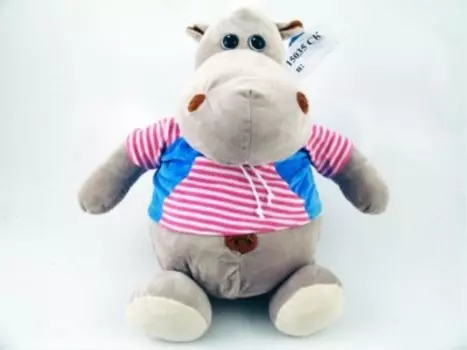 Игрушка мягкая той энд джой бегемот музыкальная 15035 ск