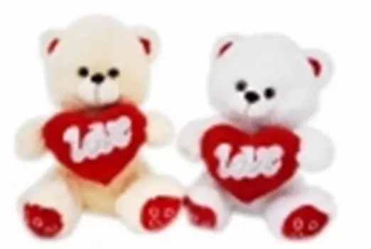 Игрушка мягкая той энд джой медведь с сердцем 30см в ассортименте 1-6002-30ск