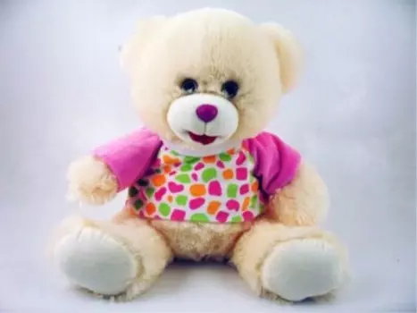 Игрушка мягкая той энд джой медведь в одежде музыкальная 15622ск